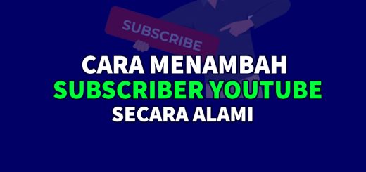 cara menambah subscriber youtube